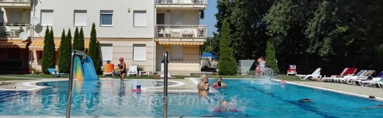 Aqua Wellness Apartments Hajdúszoboszló Esterno foto